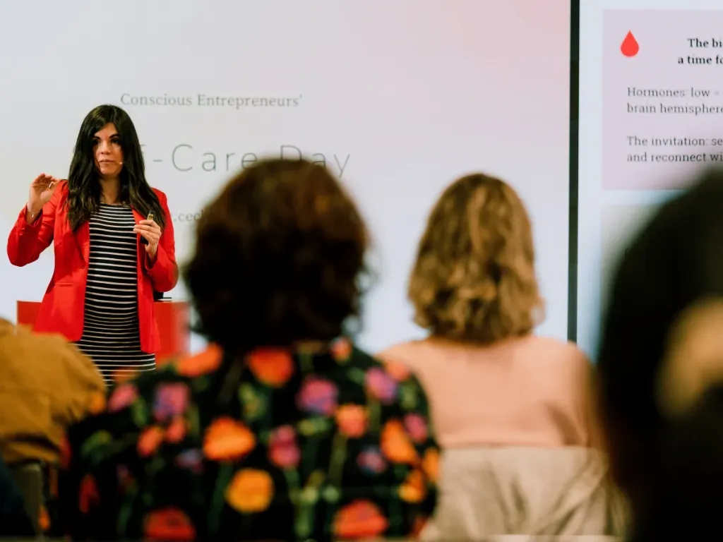 Corporate workshop setting